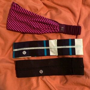 3 Lululemon headbands